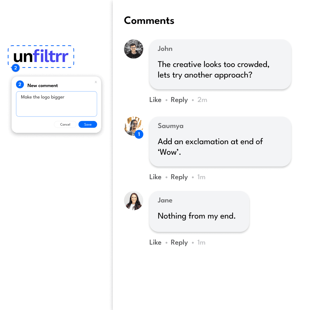 Comment workflow