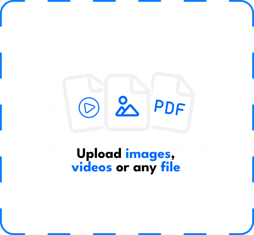 Upload any file